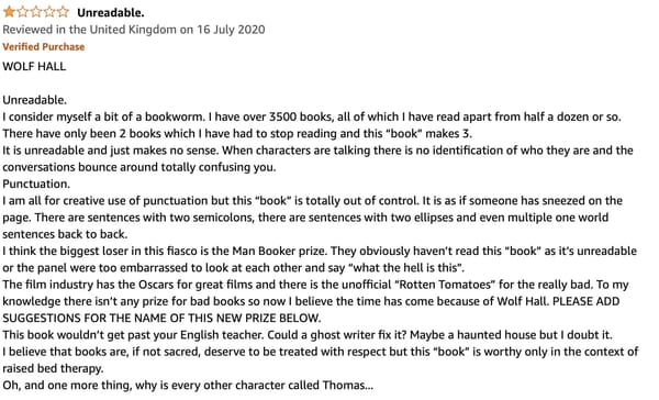 Why Reading Online Reviews Of Your Book Will Lead You Nowhere Good